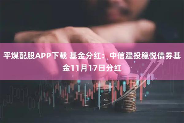 平煤配股APP下载 基金分红:中信建投稳悦债券基金11月17日分红