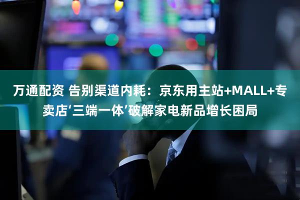 万通配资 告别渠道内耗:京东用主站+MALL+专卖店‘三端一体’破解家电新品增长困局